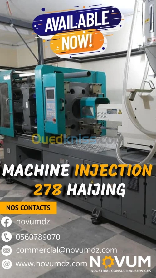 Machine Injection Plastique 278Ton الة حقن البلاستيك 278 طن
