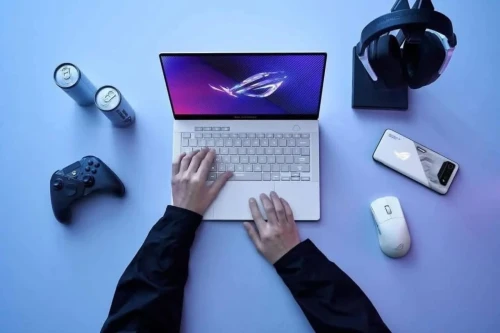 ASUS ROG ZEPHYRUS G14/RYZEN AI 9 HX 370W/RAM 32GB DDR5/1TB NVEM GEN5/RTX 5070TI 12GB/14.5  POUCE 3K OLED 120HZ