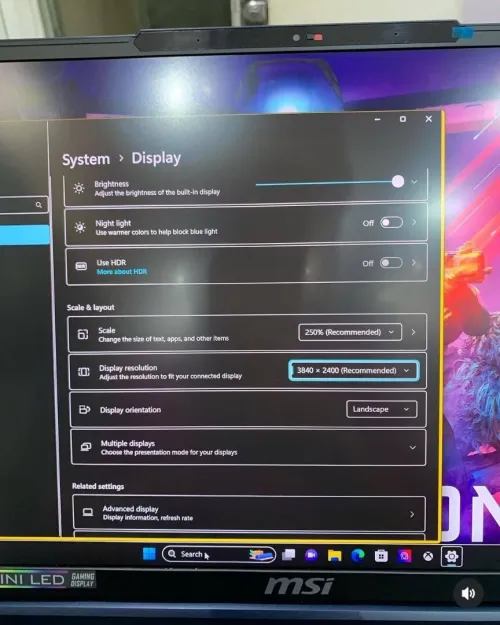 MSI STEALTH 16 AI STUDIO 2024/ULTRAX9-185H 5.5GHZ/RAM 32GB/2TB SSD/RTX 4090 16GB/ECRAN16 4K MINI LED