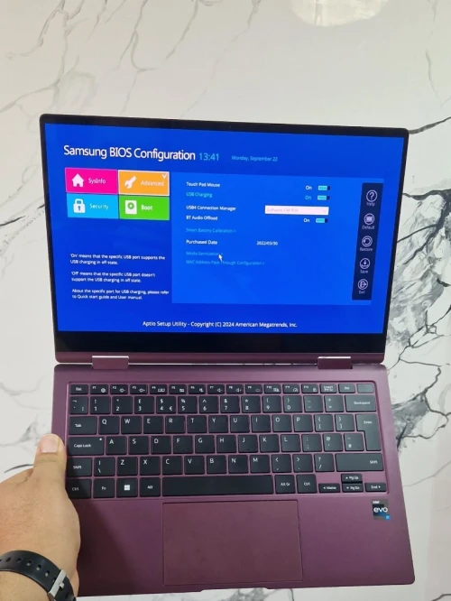  SAMSUNG GALAXY BOOK 3 360 EVO/I7-1260P 5GHZ/RAM 16GB DDR5/512GB SSD/ECRAN 13.3 POUCE X360 TACTILE