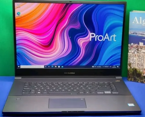 ASUS  ProArt Studiobook 17 / intel I7 -9750H /RAM 64GB  DDR4   3200MHZ /DISK 1024GB ssd nvum /carte graphique  NVIDIA  QUADRO RTX 3000 6GB UP 24GB /Display: 17-inch, FHD+  16:10