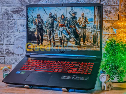 ACER NITRO 5 /intel I5 -11400H/ ram 16GO/ disk 512 gb ssd/nvidia RTX 3050 04GB/17POUCE 144HZ   