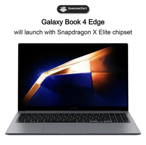 GALAXY BOOK 4 EDGE/ SNAPDRAGON X PLUS/ 16GB LPDDR5x-8448MHZ/DISK 512GB NVME/Qualcomm TM /16POUCE   