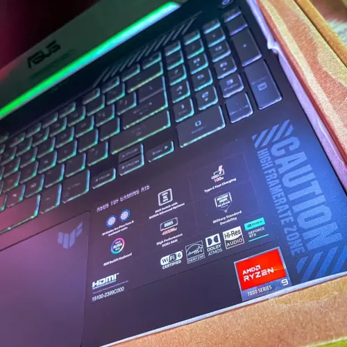  ASUS TUF GAMING A15 2023/RYZEN 9-7945HS 5.5GHZ/RAM 16GB DDR5/512GB SSD/NVIDIA RTX 4050 6GB