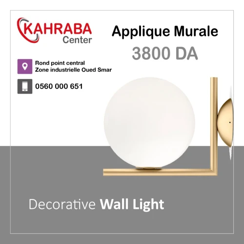 Applique murale intérieur extérieur فانوس كهربائي حاءطي