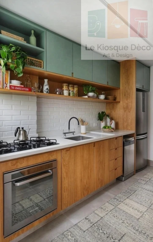 CUISINE EN MDF ET HIGH GLOSS MODERNE