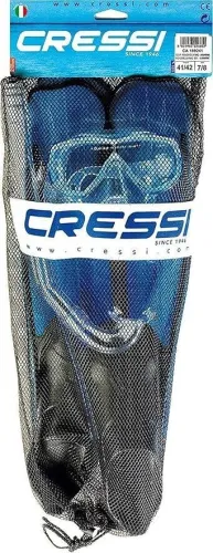 KIT Cressi Rondinella Bag Ensemble Plongée/Natation (palmes, masque, tuba) avec sac