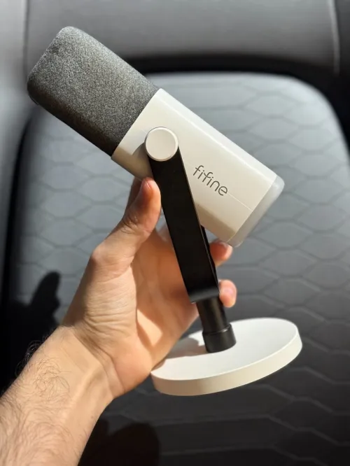 FIFINE AM8 DYNAMIC - MICROPHONE USB / XLR - STREAMING / PODCAST / GAMING - WINDOWS / MAC / PS4 / PS5 - RGB - WHITE