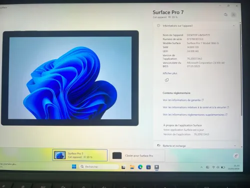 Windows SURFACE pro7