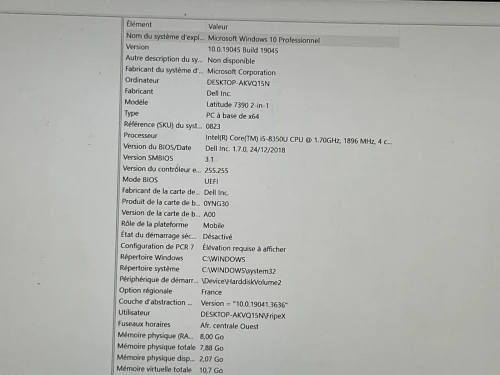 DELL LATITUDE 7390 2-in-1 Tactile ULTRABOOK
