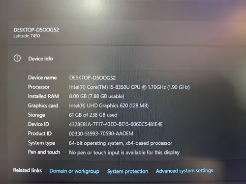Dell Latitude 7490