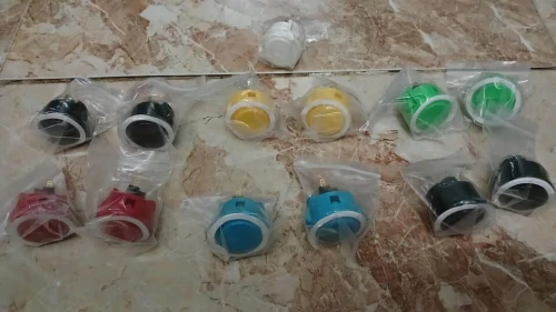 13 Bouttons Sanwa 30mm Obsf Originale Japon