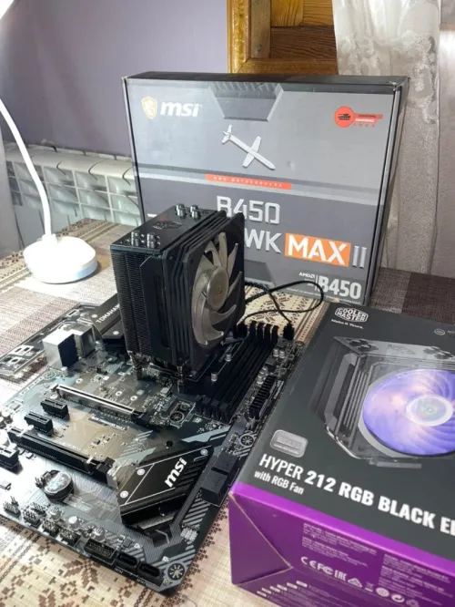 KIT Gaming Ryzen 5 3600 + MSI B450 + CM Cooler