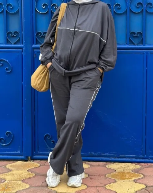 Jogging lose gris souris 
