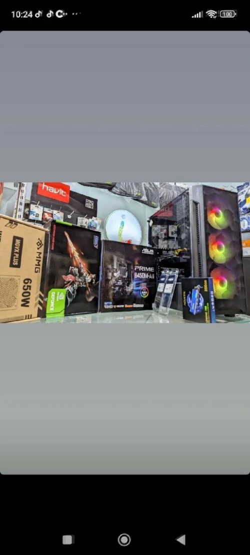 Pc gamer + ecran 165hz + casque spirit of gamer+ clavier & souris