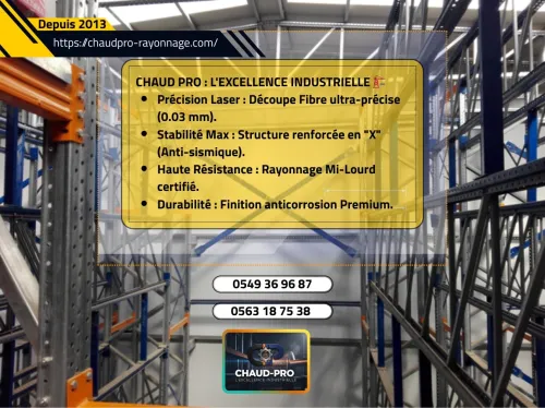 Rayonnage Industriel Mi-Lourd & Mezzanine
