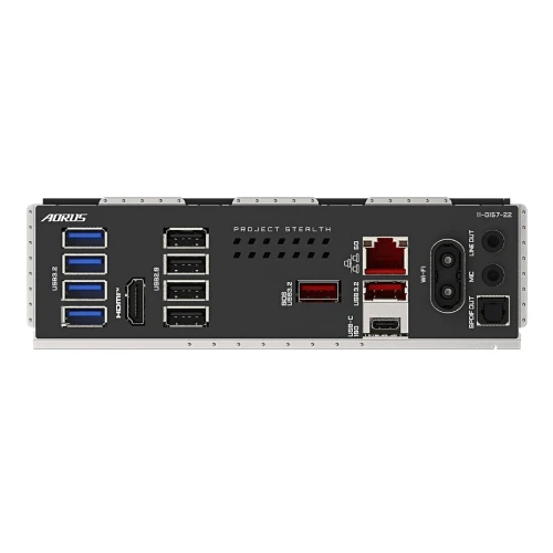 GIGABYTE B850 AORUS STEALTH - CARTE MÈRE ATX - SOCKET AM5 - 4 x DDR5 - 1 x PCIe 5.0 X16 - 4 x M.2 NVMe - WIFI 7 - BT 5.4 - LAN 5GBE - USB 3.2 - BLACK