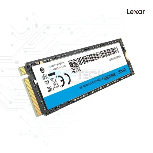 LEXAR NM610 PRO 1TB - SSD M.2 NVME - PCIE 3.0 GEN3X4 - 3300 MO/S - PC PORTABLE & BUREAU - BLACK