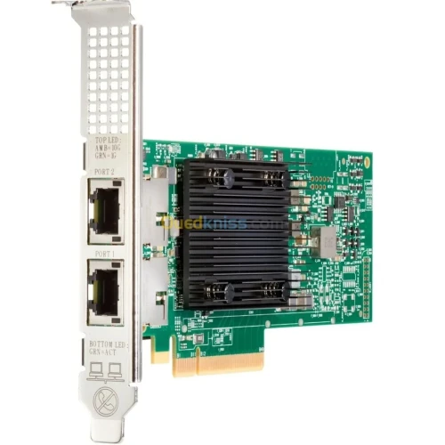 CARTE RÉSEAU HPE - BROADCOM BCM57416 - 10GB ETHERNET - DOUBLE PORT RJ-45 - PCIe - ADAPTATEUR SERVEUR -