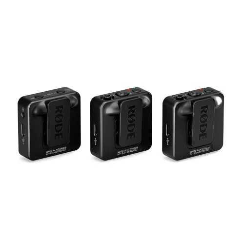 RODE WIRELESS GO (GEN 3) - SYSTÈME DE MICROPHONE SANS FIL - ULTRA COMPACT À DEUX CANAUX - 7 HEURES - 2,4 GHZ - BLACK