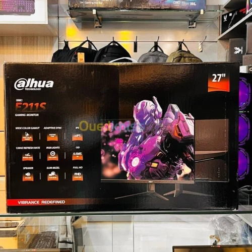 ECRAN DAHUA LM27-E211S - 27" FHD - 120HZ - 0.5MS - DALL IPS - ADAPTIVE SYNC - HDMI/DP - BLACK
