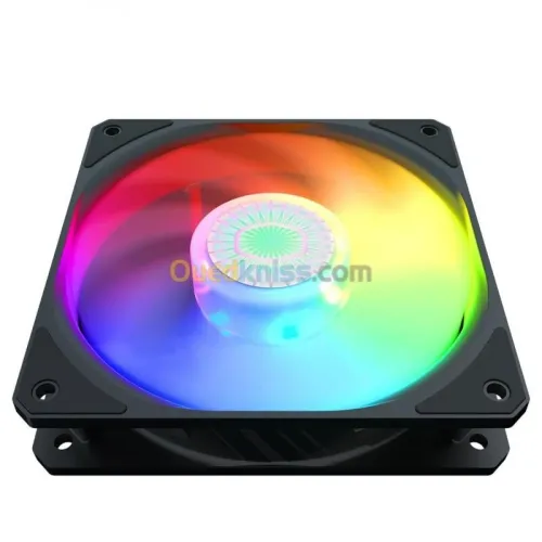 COOLER MASTER SICKEFLOW 120 ARGB - VENTILATEURS DE BOÎTIER 120 mm ARGB - 4 PINS 12 V -62 CFM -BLACK 