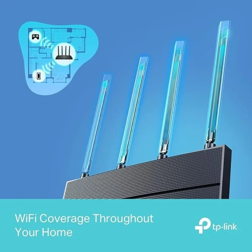 TP-LINK ARCHER AX12 - ROUTEUR WI-FI 6 AX1500 - 2,4 GHZ ET 5 GHZ - MU-MIMO - OFDMA - IPV6 - BALCK