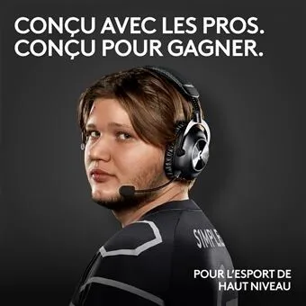 LOGITECH G PRO X 2 LIGHTSPEED - SANS FIL - MICRO DETACHABLE - PC, PS5, SWITCH - BLACK