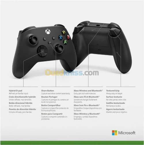 Xbox Manette Originale Sans Fil Série X  S - Robot Blanc -