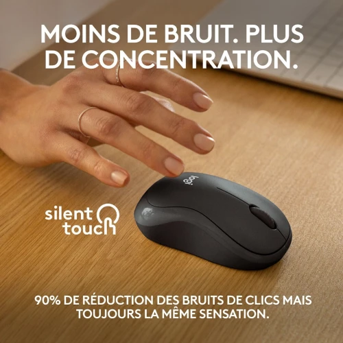 LOGITECH M241 SILENT - SOURIS BLUETOOTH SANS FIL - COMPACTE - 18 MOIS AUTONOMIE - GRAPHITE - ORIGINAL