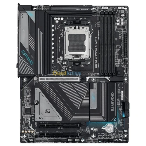 GIGABYTE X870 GAMING X WIFI7 - CARTE MÈRE ATX - SOCKET AMD AM5 - 4x DDR5 - 2xM.2 - BLACK