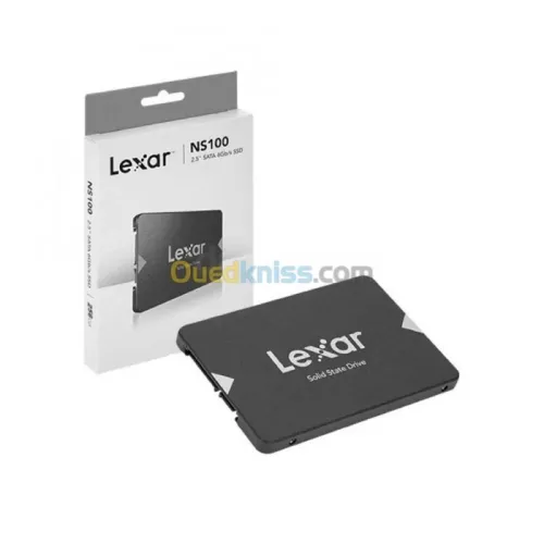 LEXAR NS100 1TB - DISQUE DUR INTERN SATA III SSD 2.5 - 550MBs - UP TO 2000 Hz - 6Gbs- NOIR 