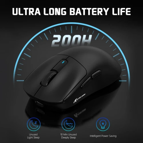 ATTACK SHARK X3 - SOURIS FILAIRE & SANS FIL - BLUETOOTH - 2.4G - 6 BOUTONS - 26000 DPI - 1KHZ -BLACK