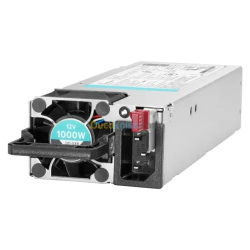 ALIMENTATION SERVEUR PROLIANT HPE 1000W - 80+ PLUS TITANIUM - HOT PLUG POWER SUPPLY KIT - FS TI - REDONDANTE - BLACK