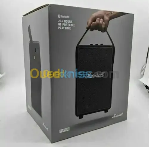BAFFLE MARSHALL TUFTON - BLUETOOTH PORTABLE - - MULTI-HÔTES - TRUE STEREOPHONIC - IMPERMÉABLE- NOIR 