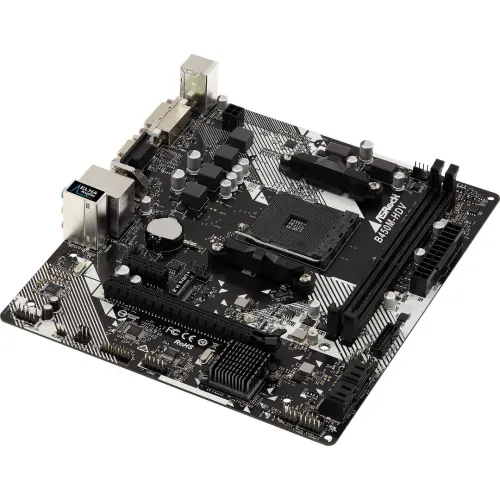 ASROCK B450M-HDV R4.0 - CARTE MÈRE MICRO-ATX - AMD SOCKET AM4 - 2XDDR4 - DUAL CHANNEL - BLACK