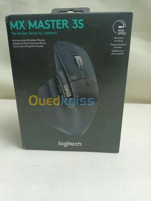 Logitech MX Master 3S - Souris sans fil - droitier - capteur optique 8000 dpi - 7 boutons