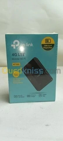 Tp-link M7350 Mobile 4G LTE WiFi Modem - Routeur Mobile 4G 150 Mbps - WiFi - 2000 mAh