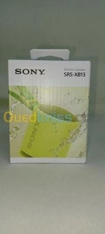 Sony SRS-XB13 ENCEINTES sans fil compatible Bluetooth Type-C bleu poudré - Vert Citron - rose corail