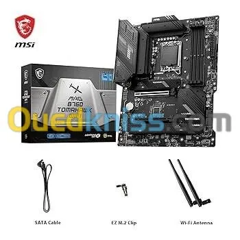 MSI MAG B760 TOMAHAWK WIFI DDR5 - ATX SOCKET 1700 - INTEL B760 - 4X DDR5 - M.2 PCIE 4.0 - USB 3.2-