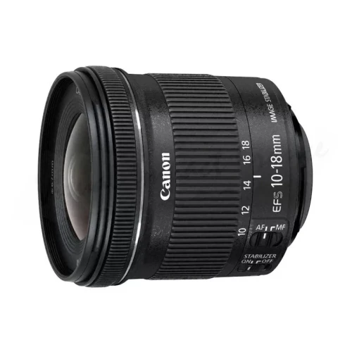 CANON EF-S 10-18MM F/4.5-5.6 IS STM - OBJECTIF ULTRA GRAND - STABILISATEUR - ZOOM STM LENS - BLACK
