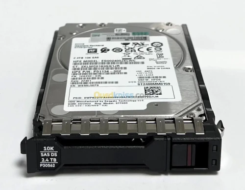 DISQUE DUR SERVEUR HPE 2.4TB - SAS 10K RPM - SFF 2.5" - 512E - HOT PLUG - BUSINESS CRITICAL - POUR SERVEUR PROLIANT