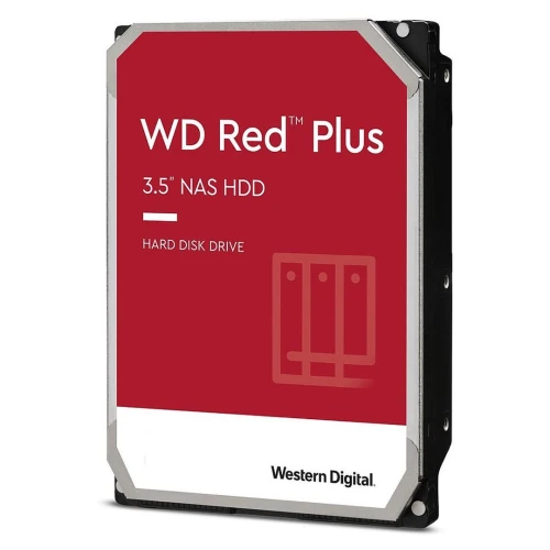 WD RED PLUS NAS WARE 8TB - DISQUE DUR HDD 3.5" - 7200 RPM - SATA 6 GB/S - 256MB CACHE - WD80EFPX