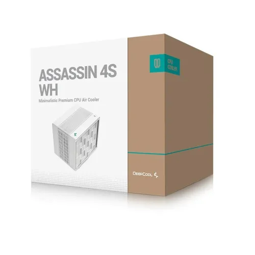 DEEPCOOL ASSASSIN 4S - AIRCOOLING 120MM - DOUBLE TOUR - HAUTE PERFORMANCE - INTEL & AMD - WHITE