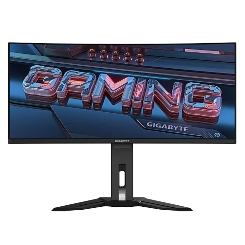 ECRAN GIGABYTE MO34WQC2 -34" OLED INCURVÉ PC - 2K WQHD - 240HZ - 0.03MS - HDR400 - HDMI / DP / USB-C - HAUT-PARLEURS - BLACK