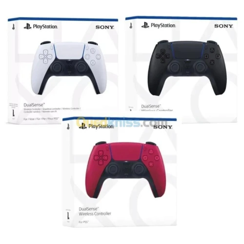 MANETTE SONY PS5 DUALSENSE SANS FIL ORIGINALE - BLUETOOTH - MULTIPLATEFORME - USB-C - BLANCHE