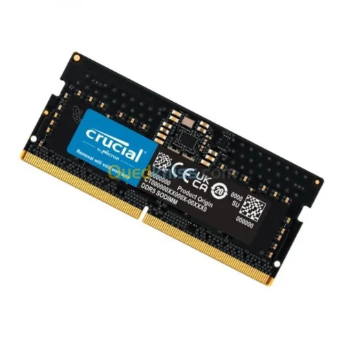 RAM CRUCIAL LAPTOP -16GB DDR5 - 4800 Mhz  - SODIMM -