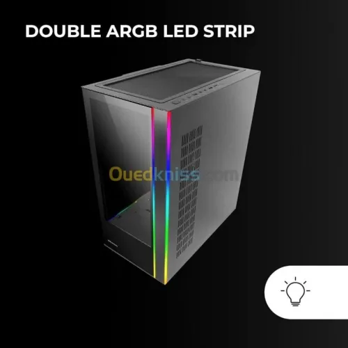 Boitier Mars Gaming MC-ULTRA Tour Gaming Custom XXL E-ATX Double Bande LED ARGB