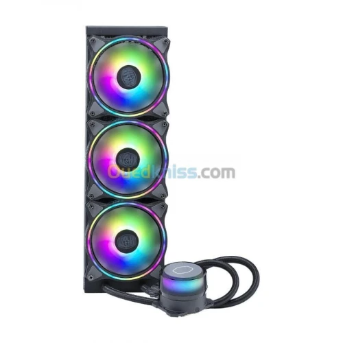 COOLER MASTER MASTERLIQUID ML360 ILLUSION - WATERCOOLING ARGB BLACK  - INTEL ET AMD - 3 FAN 120mm