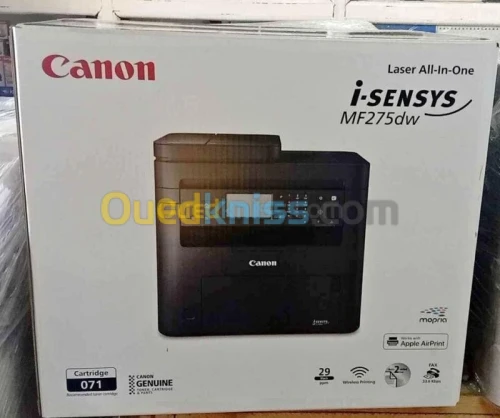 CANON I-SENSYS MF275DW - MULTIFONCTION LASER - MONOCHROME - RECTO&VERSO - USB - WI-FI - ETHERNET 